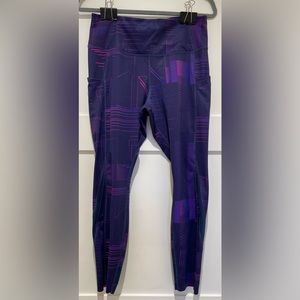 Brooks Women’s Purple/Pink Running Leggings- Method 7/8 Tights